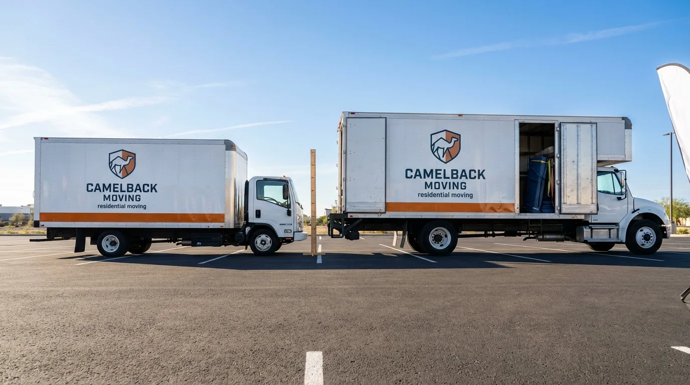 Moving truck size capacity guide in Adamsville